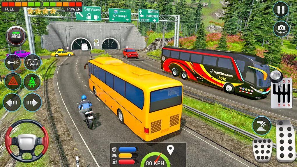 Modern Bus Simulator Game 2025