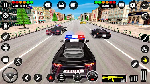 Police Car Game Simulator 2025