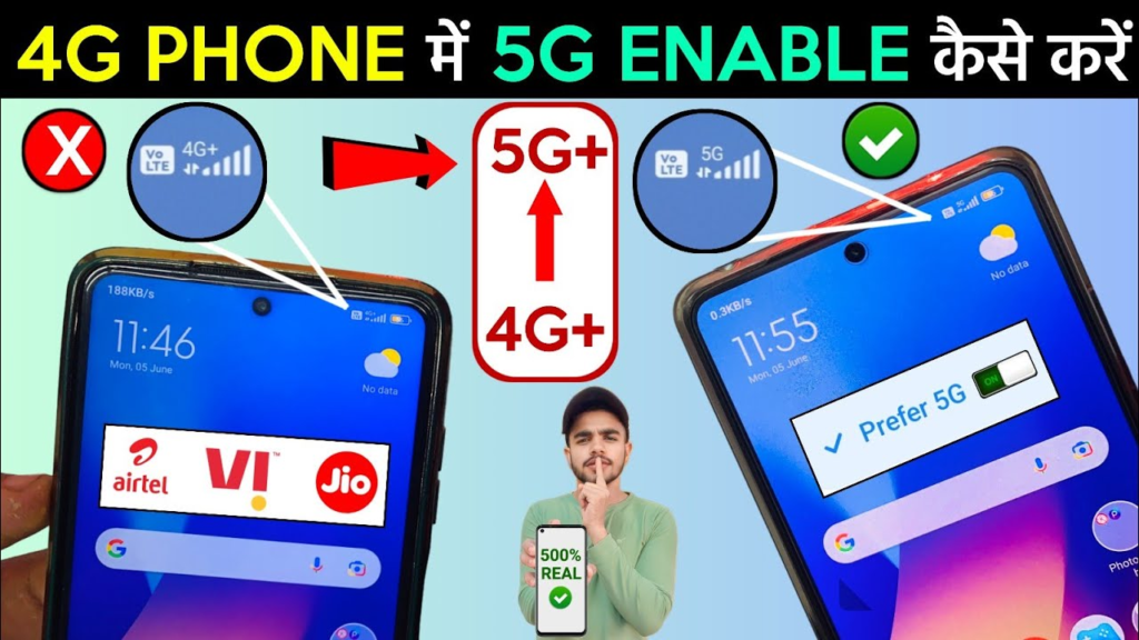 Force LTE Only 4G Mobile Into 5G in 2025