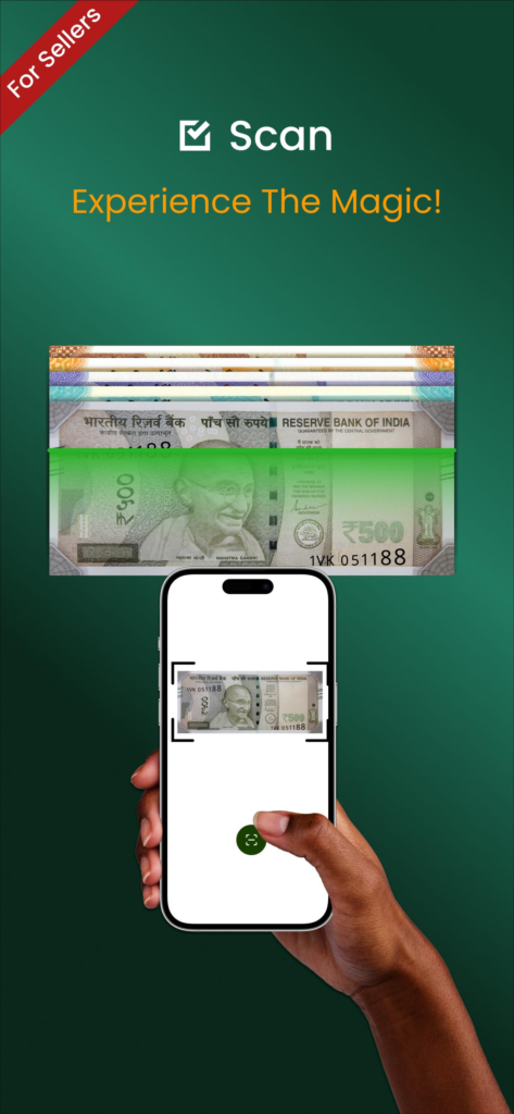 Green Pista Money Note Exchange App